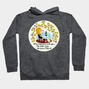 Wine Improves With Age Hoodie